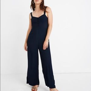 NWT Madewell navy blue jumpsuit, size 4